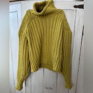 HM chunky knit turtleneck sweater